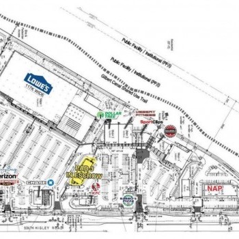 Plan of mall Higley Pavilion