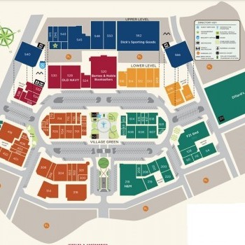 Plan of mall Hillside Village