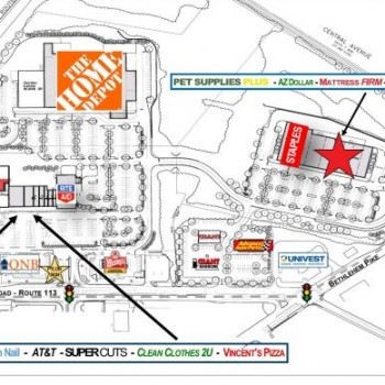 Plan of mall Hilltown Plaza
