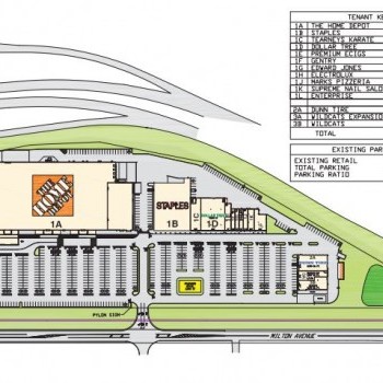Plan of mall Hinsdale Plaza