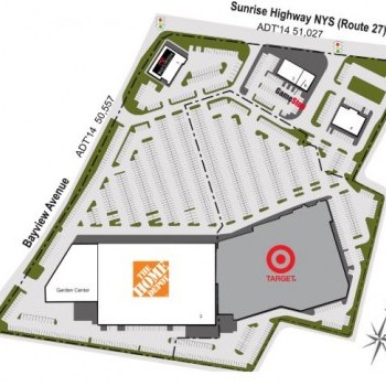Plan of mall Home Depot Plaza