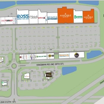 Plan of mall Homestead Pavilion