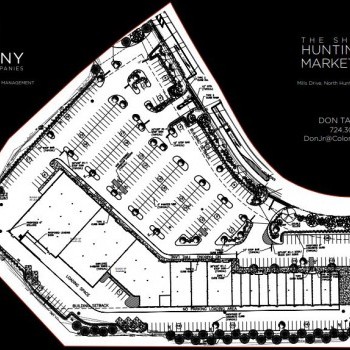 Plan of mall Huntingdon Marketplace