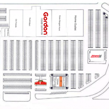 Plan of mall Huntsville West Shopping Center