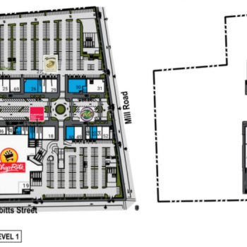 Plan of mall The Boulevard (Hylan Plaza)