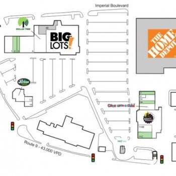 Plan of mall Imperial Plaza
