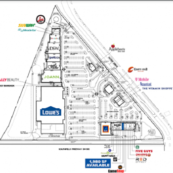 Plan of mall Independence Marketplace
