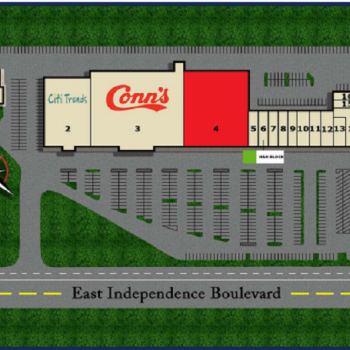Plan of mall Independence Shopping Center