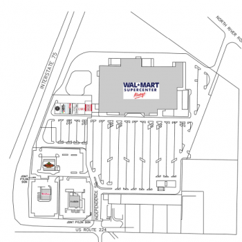 Plan of mall Independence Square