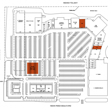 Plan of mall Indian Ridge Plaza