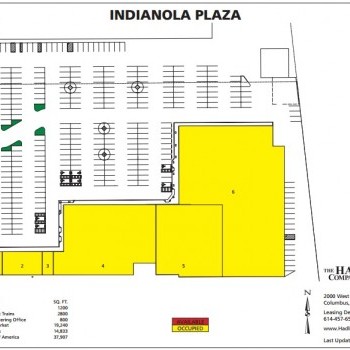 Plan of mall Indianola Plaza