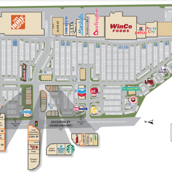 Plan of mall Indio Towne Center