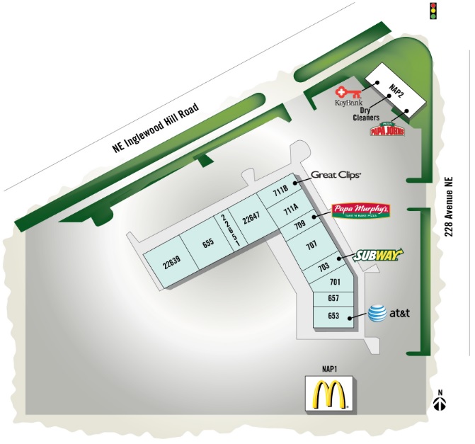 Inglewood Plaza store list, hours, (location Sammamish, Washington