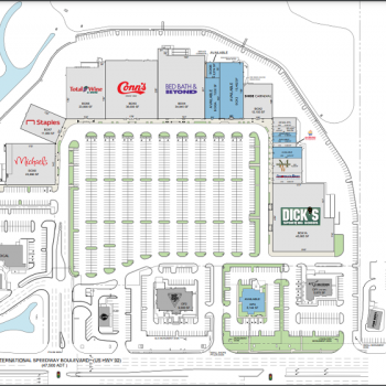 Plan of mall International Speedway Square