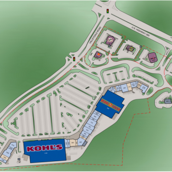 Plan of mall Inverness Corners & Plaza