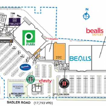 Plan of mall Island Walk Shopping Center