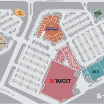 Plan of mall Issaquah Commons
