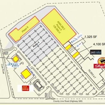 Plan of mall Jackson Plaza Shopping Center