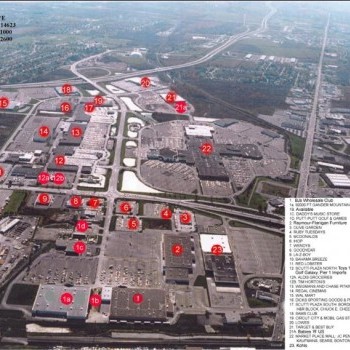 Plan of mall Jay Scutti Plaza