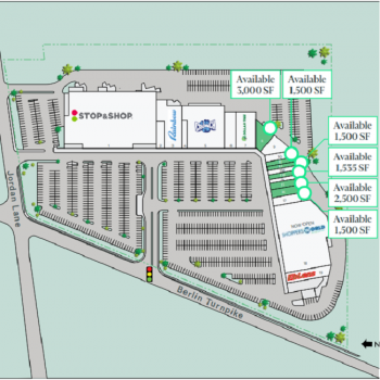 Plan of mall Jordan Lane Shopping Center