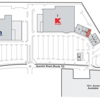 Plan of mall K-Mart & Lowe's Center