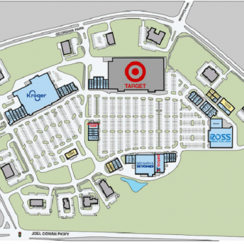 Plan of mall Kedron Village Shopping Center
