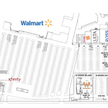 Plan of mall Kemah Marketplace