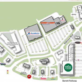 Plan of mall Kennesaw Marketplace