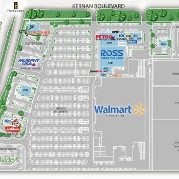 Plan of mall Kernan Village