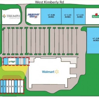 Plan of mall Kimberly Commons