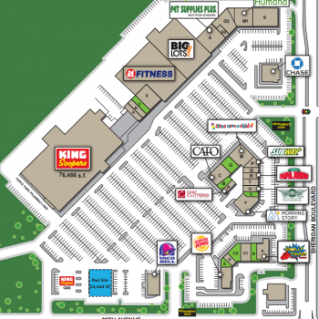 Plan of mall King Square Center