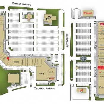 Plan of mall Kingsgate Center North & South