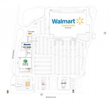 Plan of mall Kinston Pointe