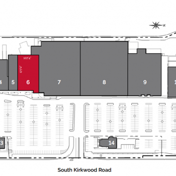 Plan of mall Kirkwood Crossing