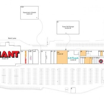 Plan of mall Kline Plaza