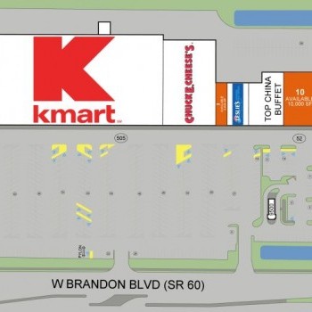 Plan of mall Kmart Shopping Center