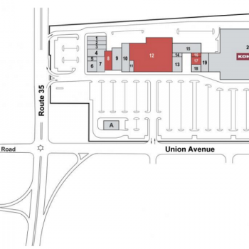 Plan of mall Kohl's Plaza