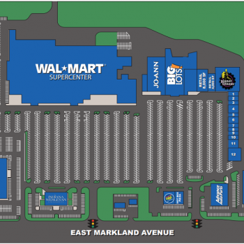 Plan of mall Kokomo Shopping Center