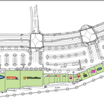 Plan of mall Kona Commons