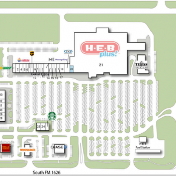 Plan of mall Kyle Marketplace