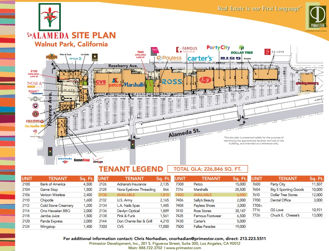 Famous Footwear in La Alameda Shopping Center store location, hours