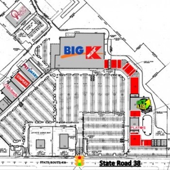 Plan of mall Lafayette Marketplace
