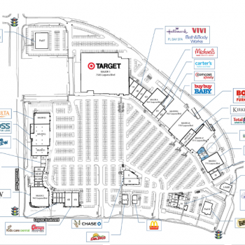 Plan of mall Laguna Crossroads