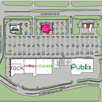 Plan of mall Lake Brandon Plaza
