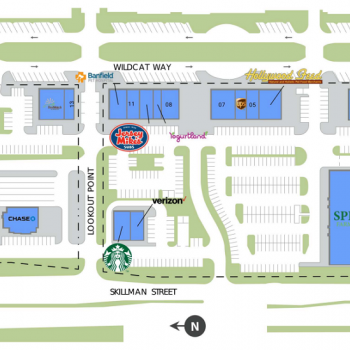 Plan of mall Lake Highlands Town Center
