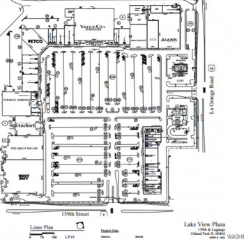 Plan of mall Lake View Plaza
