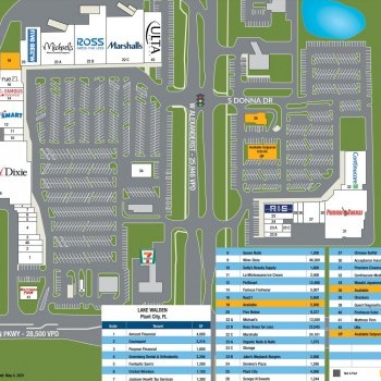 Plan of mall Lake Walden Square