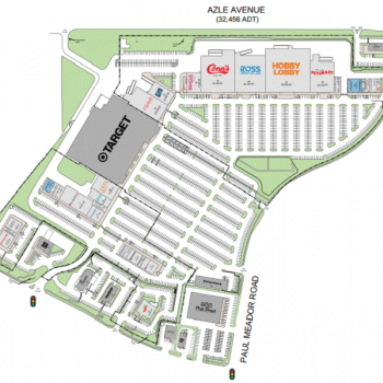 Plan of mall Lake Worth Towne Crossing