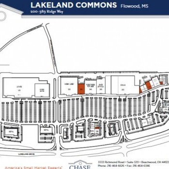 Plan of mall Lakeland Commons