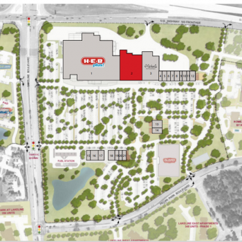 Plan of mall Lakeline Market